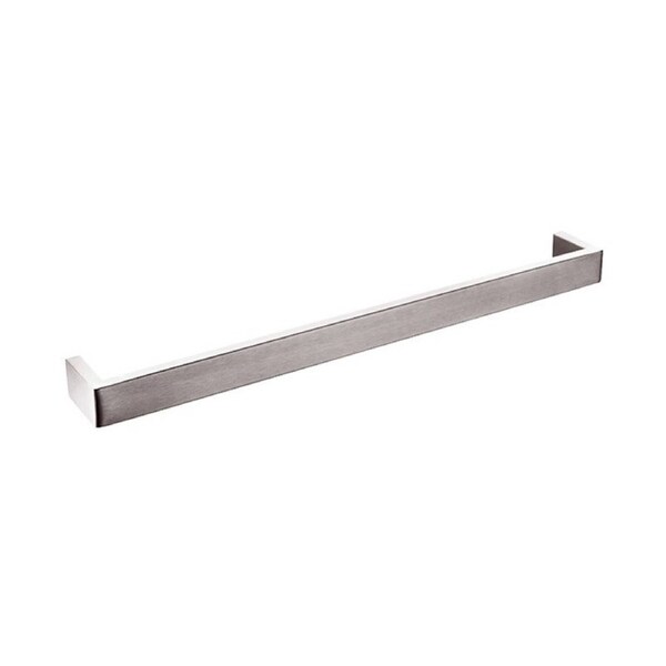 ACA 600mm Brushed Nickel Single Towel Rail