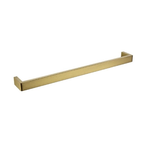 ACA 600mm Brushed Gold Single Towel Rail
