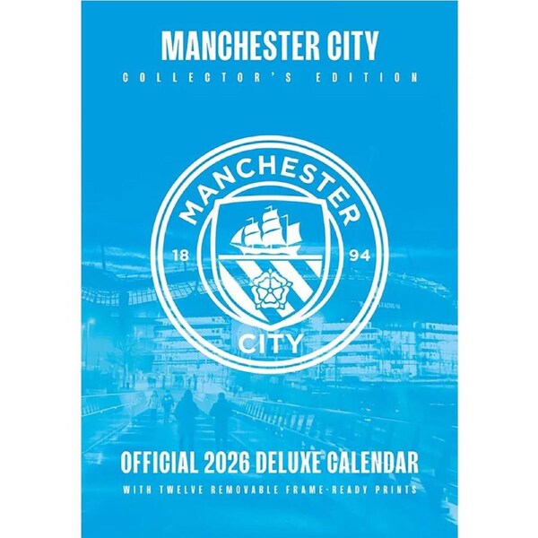 2026 Calendar Manchester City FC Collector's Edition Official A3 Deluxe Wall, Danilo D76617