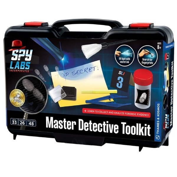 Thames & Kosmos Spy Labs Master Detective Toolkit, Science & Nature 548001