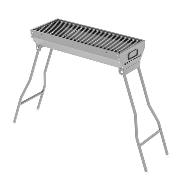 Large Outdoor Folding Barbecue Grill Portable BBQ Grilling Rack Cooking Stand