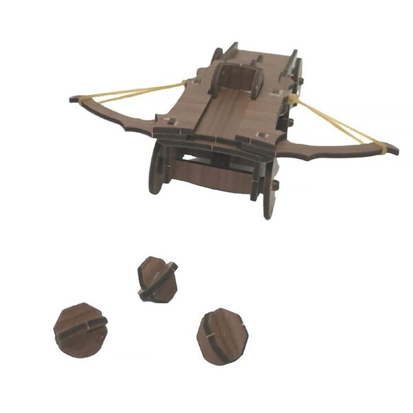 Pathfinders Leonardo da Vinci Crossbow Miniature Wooden Kit, Science & Nature 6740