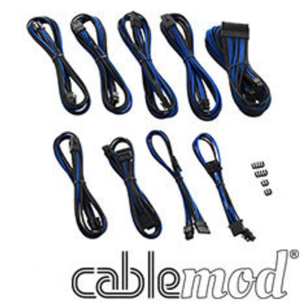 CableMod PRO ModMesh C-Series RMi & RMx Cable Kit Black/Blue