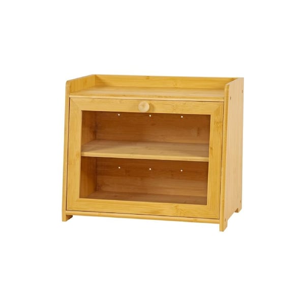 Enclosed Bread Box – Large Kitchen Countertop Bread Storage Container for Freshness & Organisation