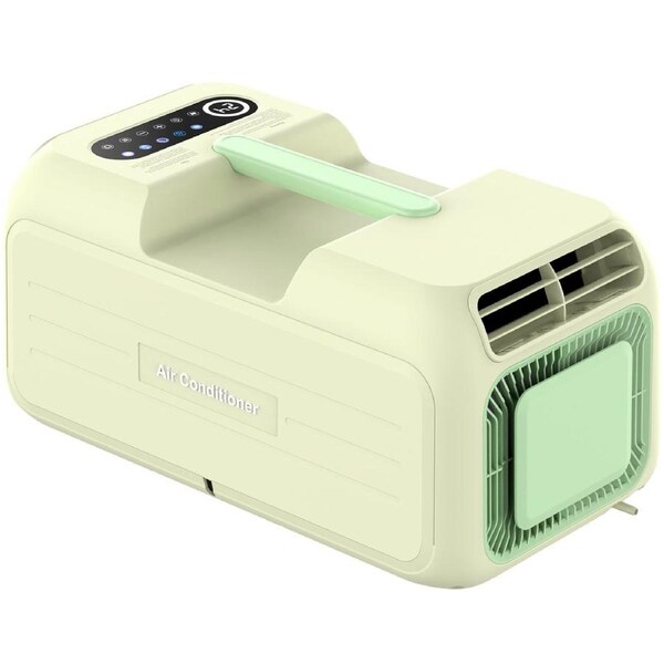 ADVWIN Portable Air Conditioner 1400W/4800BTU Camping Air Conditioner with 24H Timer Remote Control, Consumption Portable AC for Car, Tent, RV, Truck, Small Room, Indoor/Outdoor Use