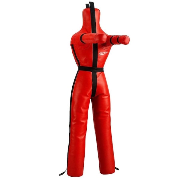 180cm Grappling Dummy BJJ MMA Wrestling Jiu Jitsu Boxing Punching Unfilled Judo Karate Kickboxing Practice Bag Kicking Sports Training Mannequin Genki