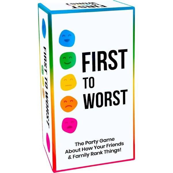First to Worst - The Family Party Game About How Your Friends and Family Rank Things