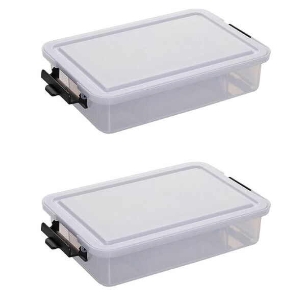 2PK Farberware SnackleBox Polypropylene Board and Box 20x32cm White/Clear