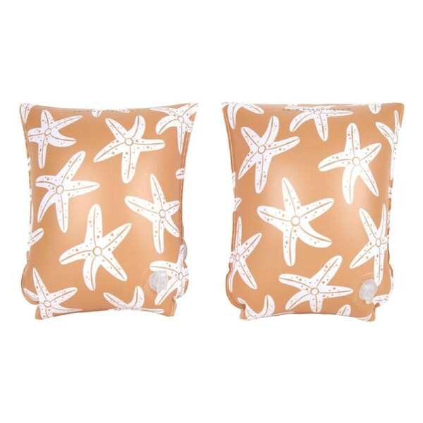 2pc Swim Essentials Kids/Children Inflatable Arm Bands Sea Star Orange 2-6y