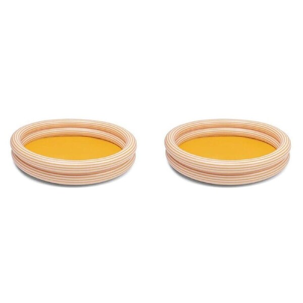 2PK Swim Essentials Childrens Inflatable Pool 100cm Softlines Yellow 12m+