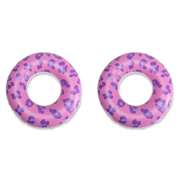 2PK Swim Essentials Kids Inflatable Swimming Ring Floater Donut 90cm 6y+