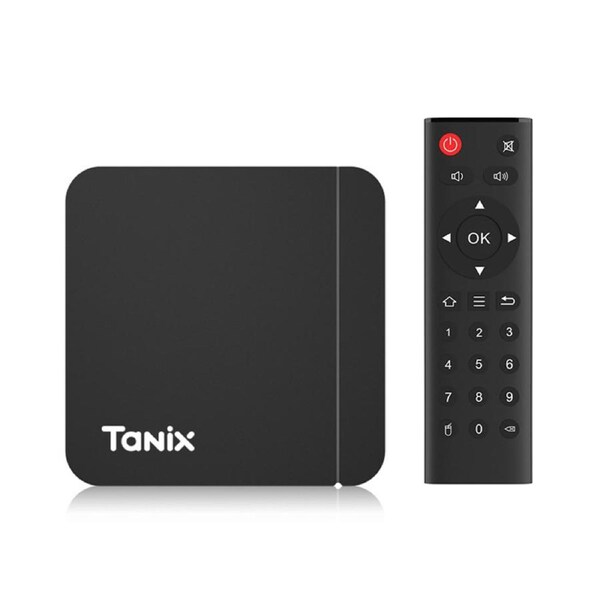 Catzon Android TV Box 4+64GB Support 2.4G/5G Dual-Band WiFi BT 5.0 HD 4K Smart TV Box