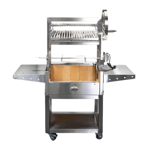 Stainless Steel Parrilla Argentinian BBQ with Rotisserie - Masterchef Bundle