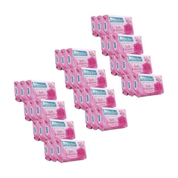 12x 3pc Palmolive Naturals Soft & Moisture w/ Milk Rose Soap Bar 80g Body Care