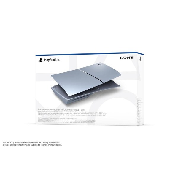PlayStation 5 Slim Console Cover – Sterling Silver