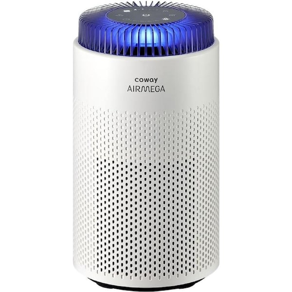 Coway Airmega 50 Air Purifier for Home (White) - Small Air Purifier for Allergies, Asthma, Bushfire Smoke, Dust & Pets - Ultra-Quiet Sleep Mode & Smart Auto Mode, Covers 31m2