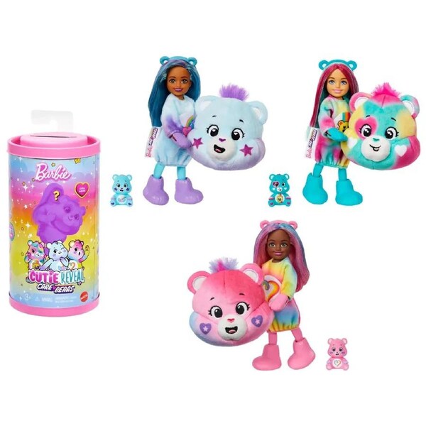 Barbie Cutie Reveal Care Bears (Series 2) Chelsea Small Dolls & Accessories