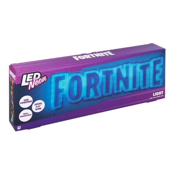 Paladone Fortnite Logo Wall Mountable LED Neon Light
