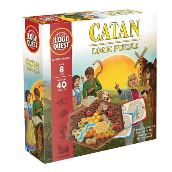 LogiQuest Catan Logic Puzzle Board Game