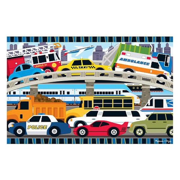 Traffic Jam Floor Puzzle 2'x3'