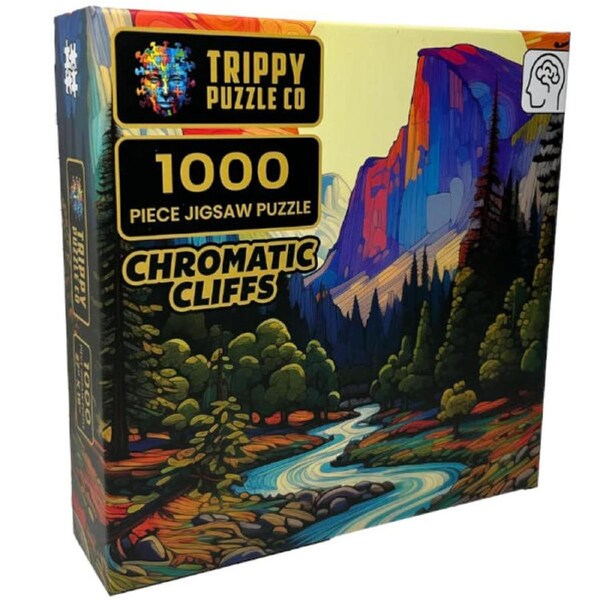 Chromatic Cliffs (Trippy Puzzle Co 1000pcs)