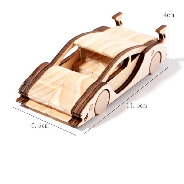 Catzon Assembly Toy Car DIY Painting Educational Toy for Children-06