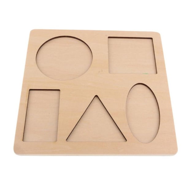 Catzon Montessori Wooden Toddler Toys Early Education Toys for Girl Boys-H