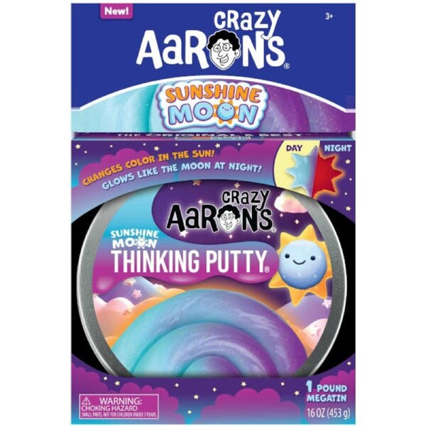Crazy Aarons Thinking Putty Sunshine Moon 1 Pound Megatin