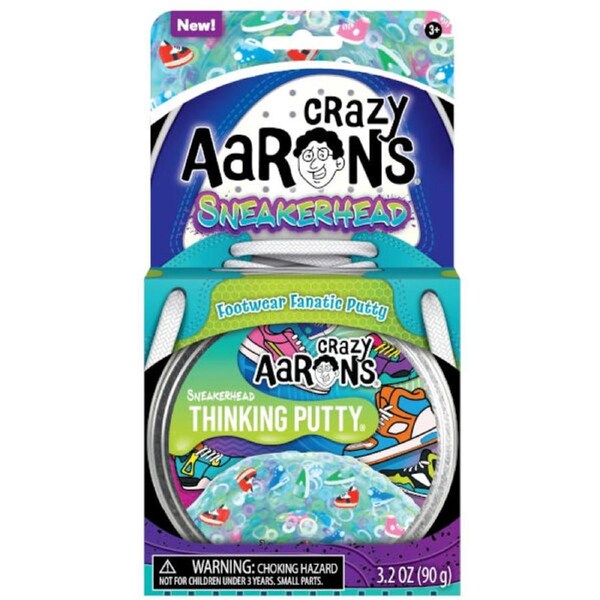 Crazy Aarons Thinking Putty Sneakerhead Trendsetters 90g Tin