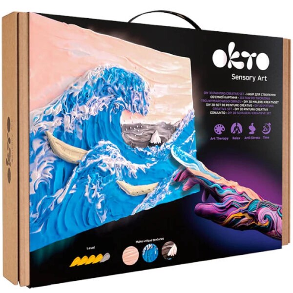 Okto Sensory Art Creative Set Big Wave in Kanagawa