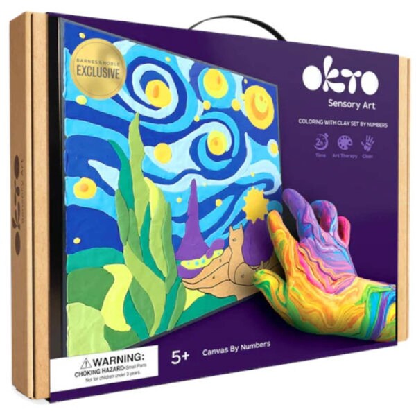 Okto Paint by Numbers with Clay Little Prince Starry Night