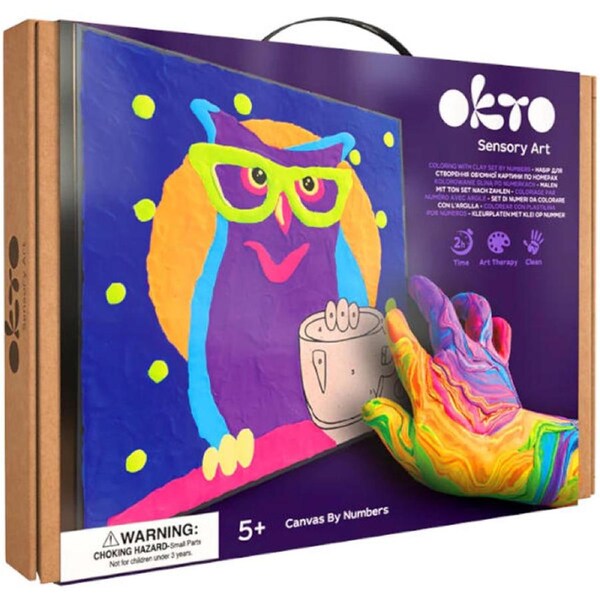 Okto Paint by Numbers with Clay Owl