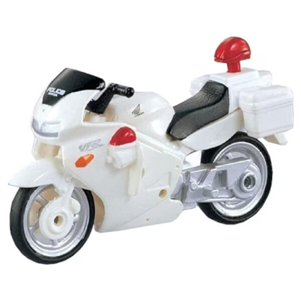 Tomica 04 Honda VFR White Police Motorcycle Scale 1/32