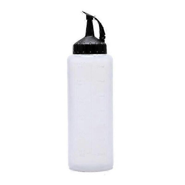 Good Grips - Squeeze bottle for decoration - 350ml Sauce bottle - Medium size - Clear - black