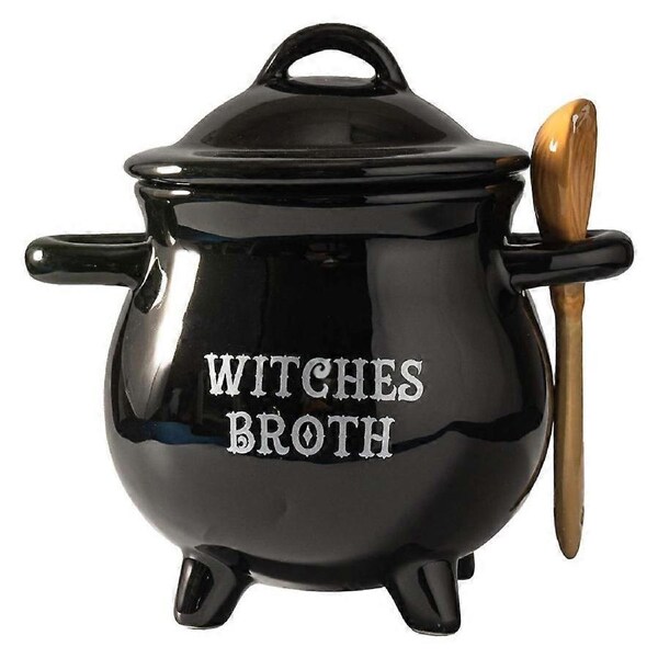 Magic Witch Soup Bowl Crucible Witch Potion Witch Cup Magic Jar Cookie Jar Magic Witch Sugar Jar Witch Jar SSZFV