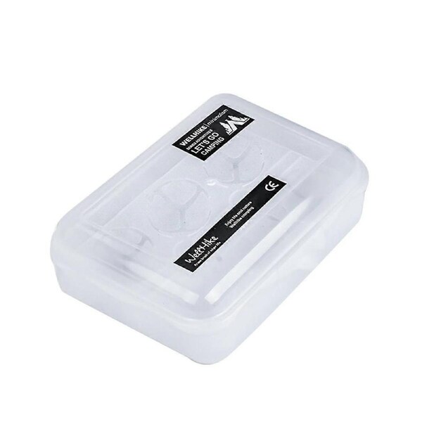 6 Grid Egg Carton with Lid Stackable Crisper Egg Protection Box Plastic Egg Container Free for Camping Picnic