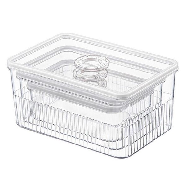 Regular Fresh-Keeping Refrigerator Storage Box Vegetable and Fruit Food Storage Container Pantry Ki