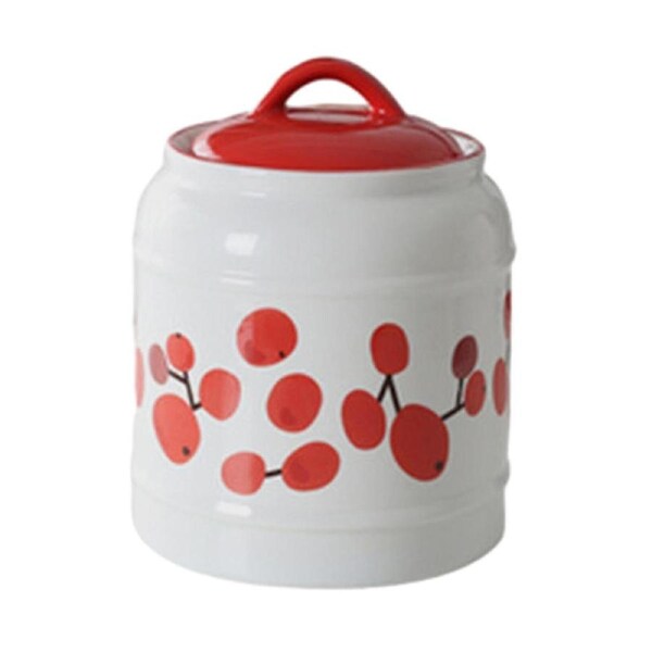 Kitchen Canisters, Ceramic Food Jar 51oz Decorative Jars for Grain Flour Coffee Beans Pet Treat