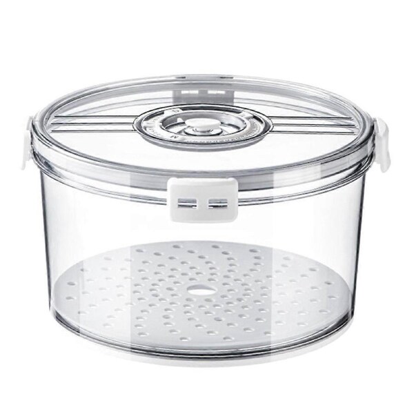 Airtight Bread Box Round Homemade Bread Storage Container