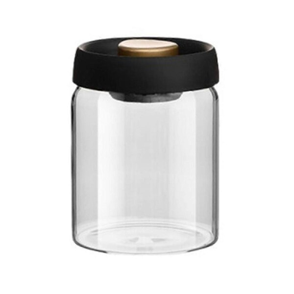Airtight Coffee Canister,Glass Vacuum Storage Jar with Airtight Seal, Coffee Bean Storage Jar Kitch
