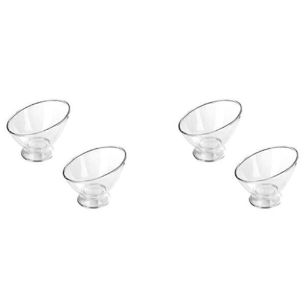 4PCS Clear Coffee Pod Holder Plastic Coffee Capsule Container Creamer Holder Coffee Storage Salad B