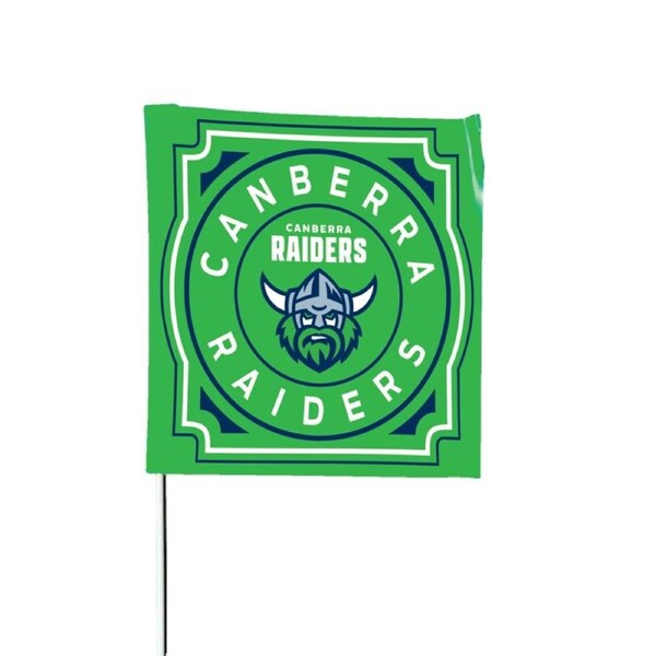 Canberra Raiders NRL Rugby League Square Pole Flag Banner