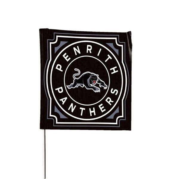 Penrith Panthers NRL Rugby League Square Pole Flag Banner