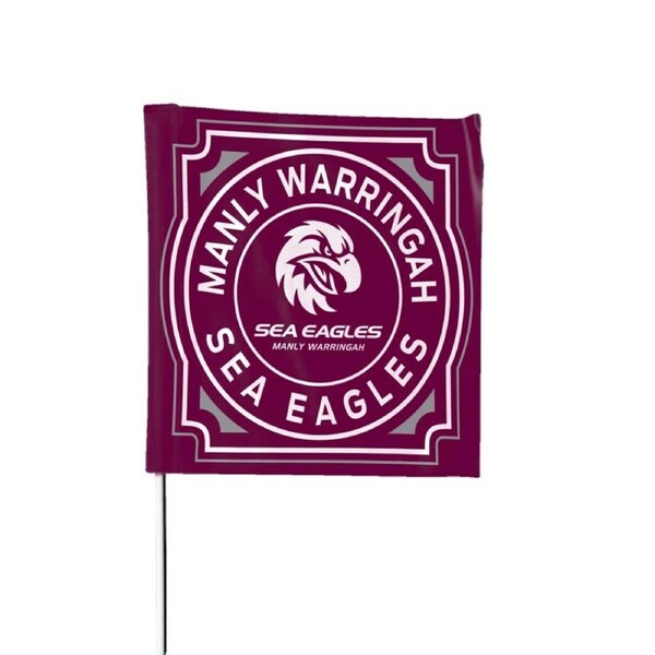Manly Warringah Sea Eagles NRL Square Pole Flag Banner