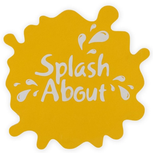 Large Bath & Pool Mirror - Yellow