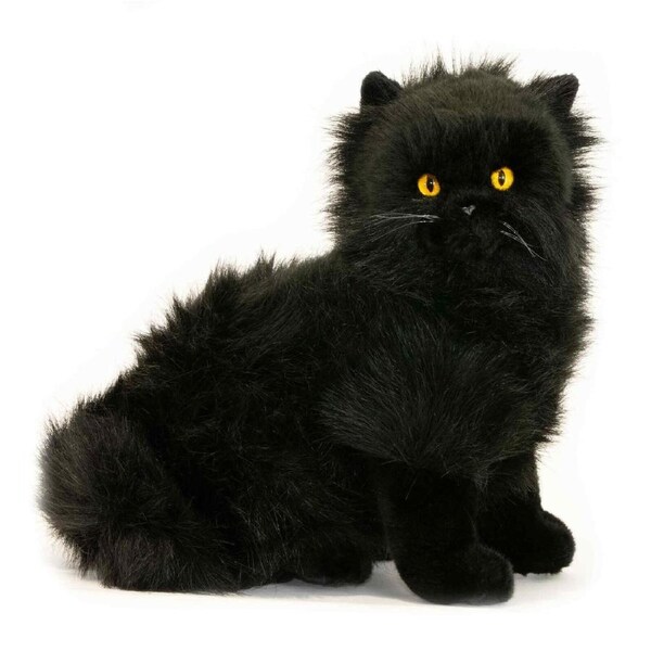 Bocchetta Plush Toys 34cm Black Cat Crystal (sitting), 7635