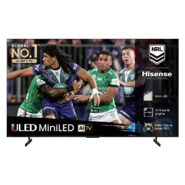 Hisense 50" U6QAU PRO ULED MiniLED 4K QLED 144Hz Smart TV (2025)
