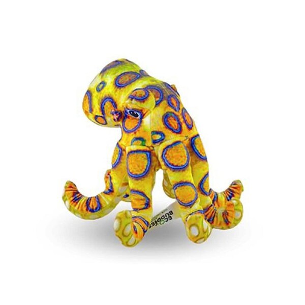 Eco Buddies Plush 30cm Blue Ring Octopus, CA Australia ECOP0007