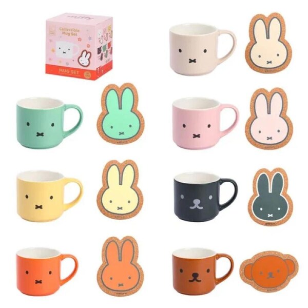 Miffy Blind Box - Collectible Espresso Cup & Coaster Set