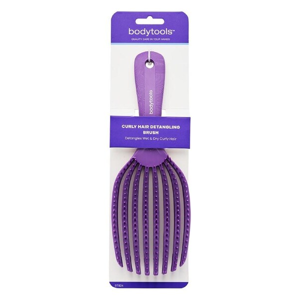 Bodytools Curly Hair detangling Brush 1 Pack Assorted Colours